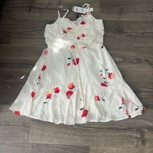 Teen dress - Three Pink Hearts - brand new